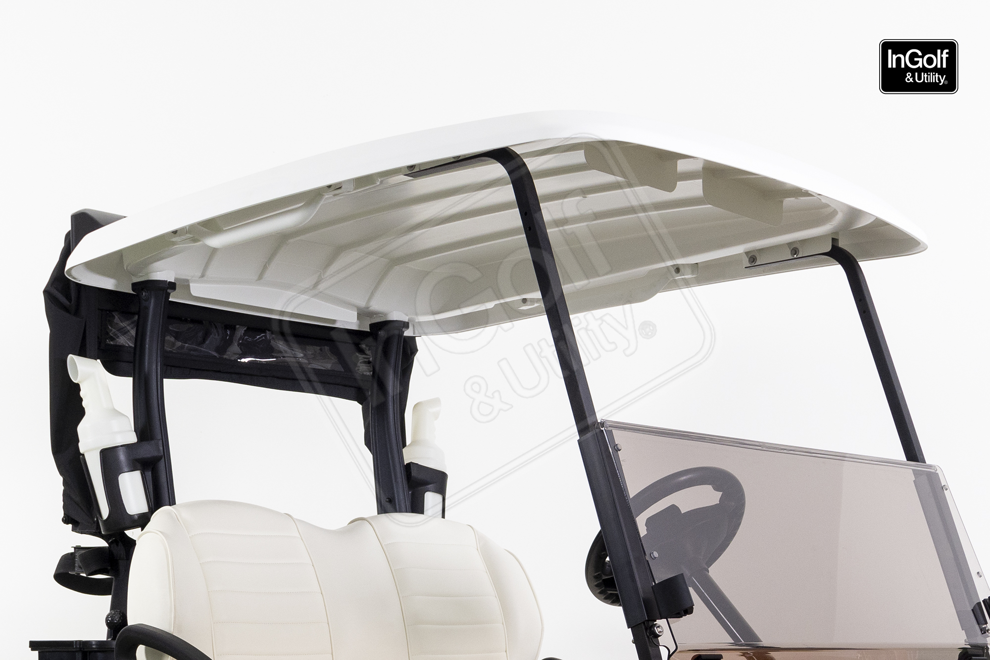 Club Car Golf Cart Buggy Canopy With Handles White 104008001 InGolf